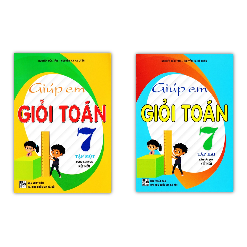 Sách - Combo Giúp Em Giỏi Toán 7 - Tập 1 + 2 (Bám Sát SGK Kết Nối)