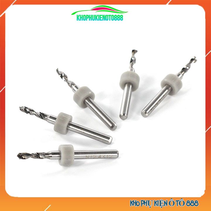 Bộ 10 mũi khoan CNC độ chính xác cao đường kính tùy chọn từ 0.3-3.0mm