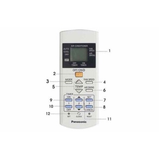 REMOTE ĐIỀU KHIỂN MÁY LẠNH PANASONIC