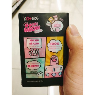 KOTEX MINI MEOW DÀNH CHO TUỔI TIN