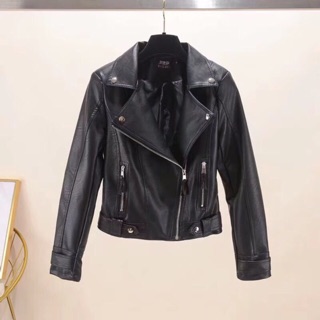 Áo da cổ bẻ !!!! Áo da nữ cổ bẻ hàng quảng châu