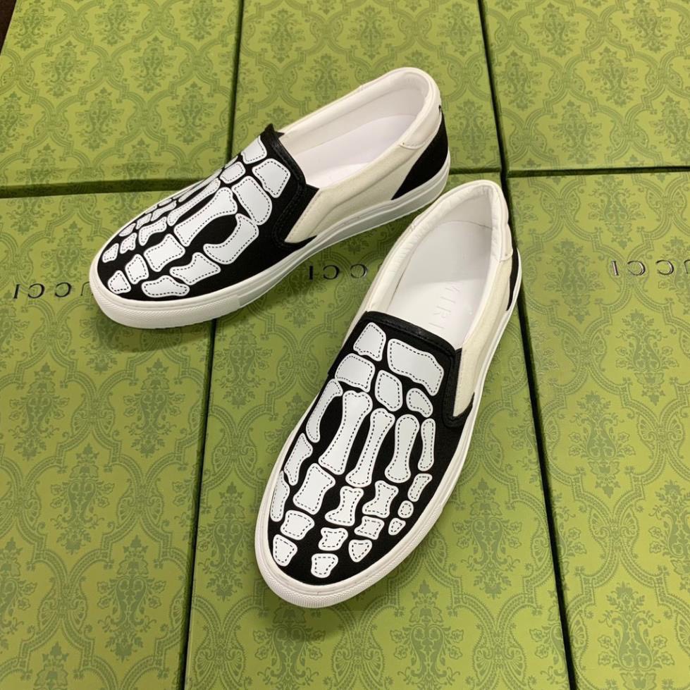 Giầy Lười Slipon Xương 2 Màu Thời Trang Nam Hot Trend 2022