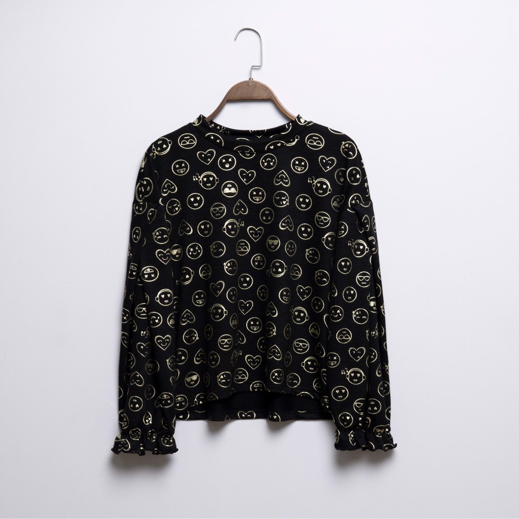 ÁO NỈ BÉ GÁI ICON MẶT CƯỜI