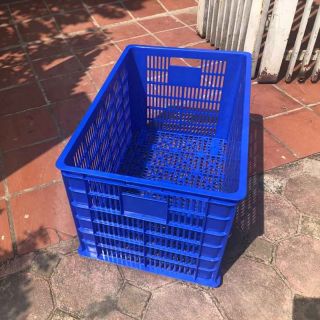 Thùng nhựa rỗng 5 bánh xe Kích thước: 78x53x43cm