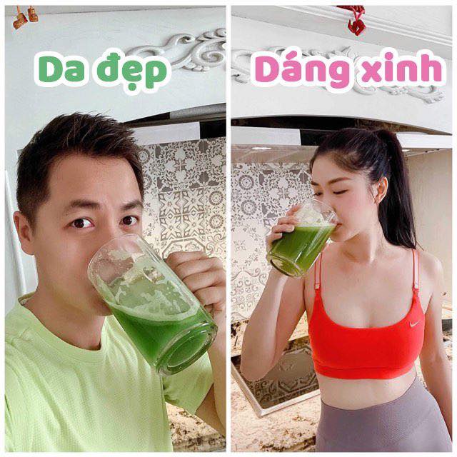 Nước ép cần tây Green Beauty, hộp 30 gói mẫu mới chính hãng, kèm tem chống hàng giả (Lẻ 1 gói)