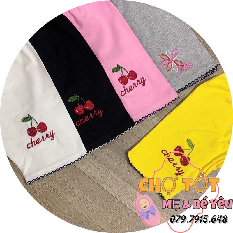 Quần Legging Lửng Bé Gái Cotton Co Giãn Xuất Xịn (8-20kg)