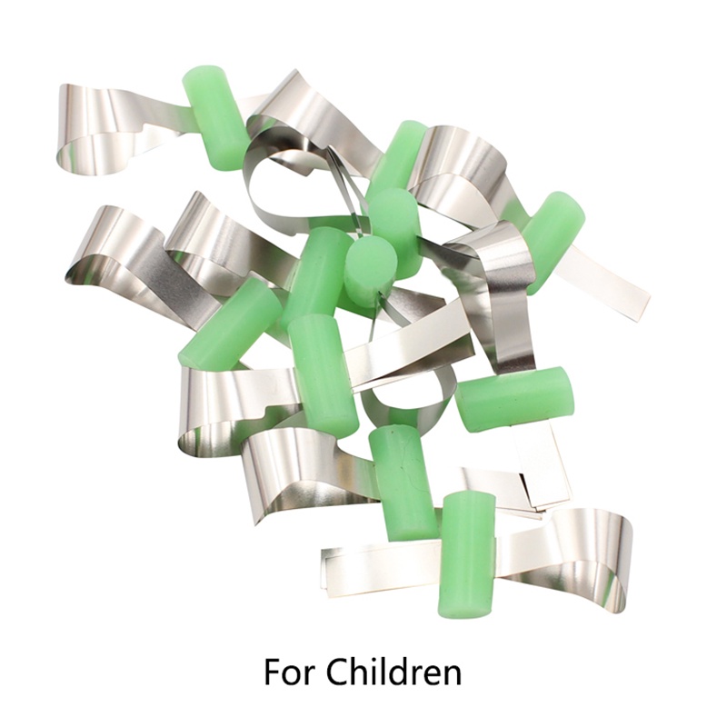 Set 20 Tấm Lót Định Hình Răng Bằng Kim Loại Cho Người Lớn / Trẻ Em