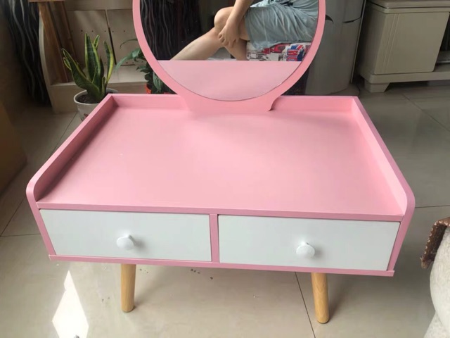 Bàn Trang Điểm Ngồi Bệt Phong Cách Hiện Đại, Bàn Phấn Mini Siêu Xinh
