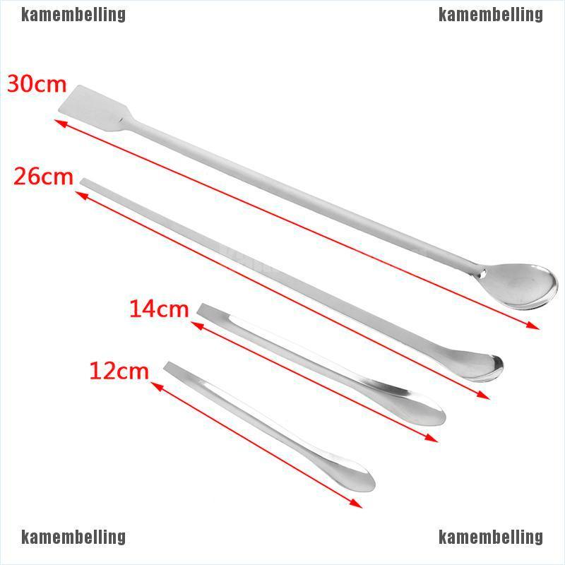 [Hàng mới về] Muỗng xúc thuốc bằng thép không gỉ cho phòng thí nghiệm