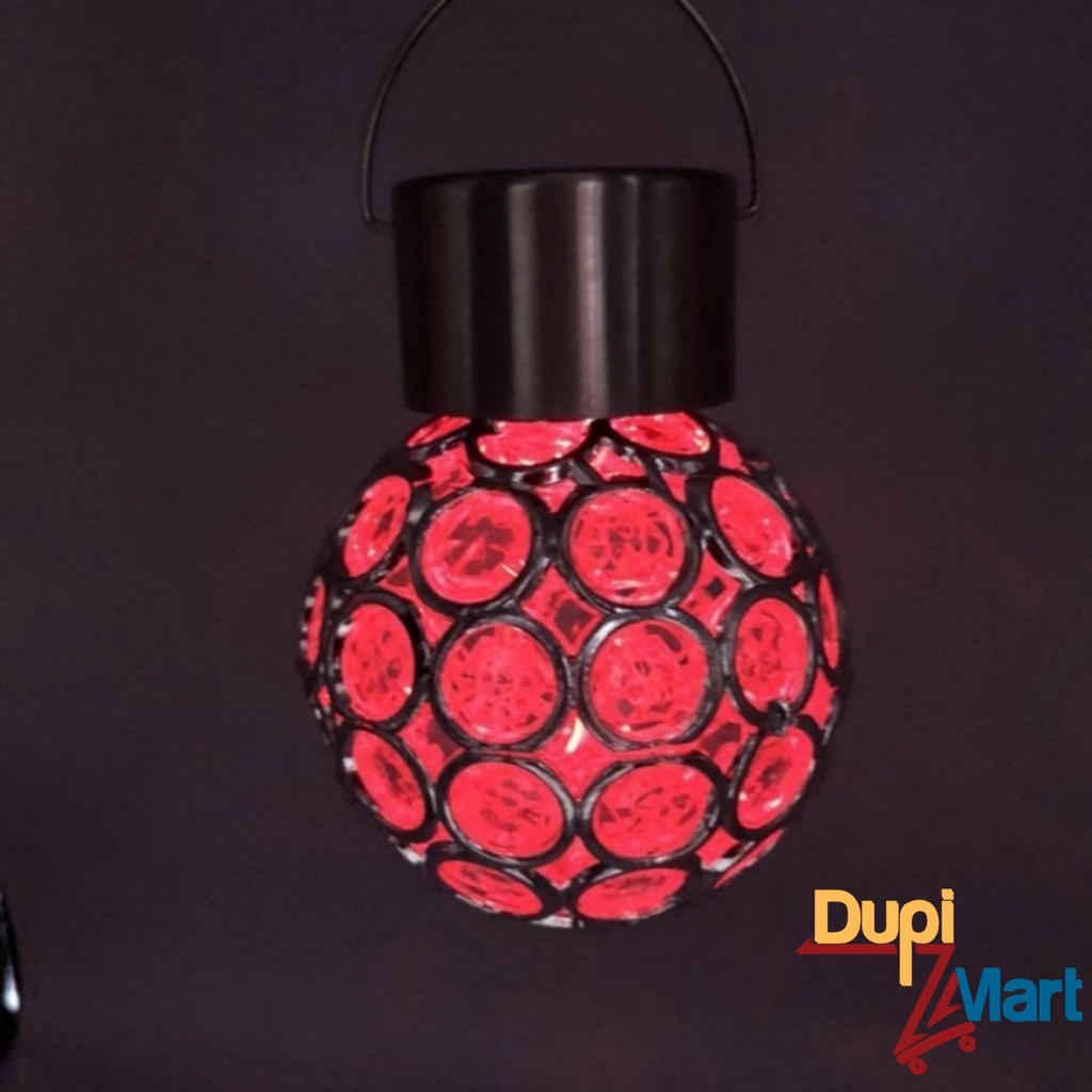 Đèn Led Cầu Đổi Màu Decor Trang Trí Treo Ngoài Trời Sân Vườn Sử Dụng Năng Lượng Mặt Trời