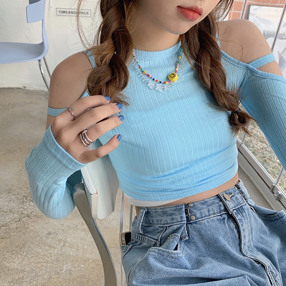 Vòng cổ choker phối hạt cườm nhiều màu sắc cầu vồng thời trang dành cho nữ DIY