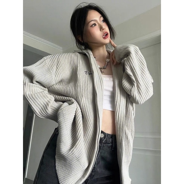 Áo Khoác Len Gân Siêu Dày Dặn Cá Tính