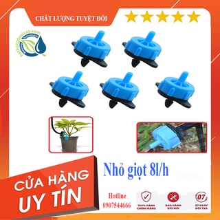 Đầu tưới nhỏ giọt bù áp 8l/h combo 100 đầu
