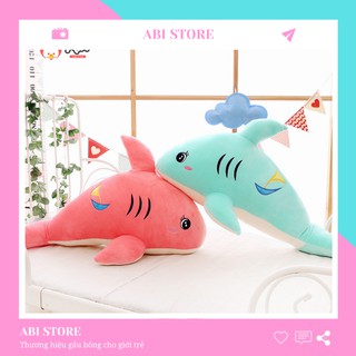Gối ôm hình thú cho bé💖 Gối ôm cá heo cao cấp chất liệu miniso co dãn bốn chiều
