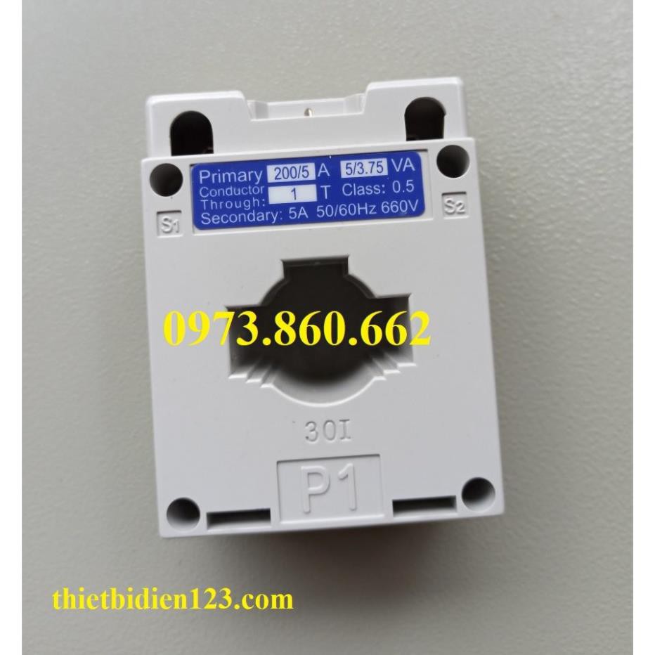 Biến dòng đo lường CT - cảm biến dòng TI - 100/5, 200/5, 300/5,400/5, 500/5 -TBĐ