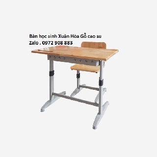 Bộ bàn học sinh gỗ tự nhiên BHS-14-07CS