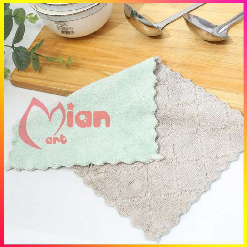 [GIÁ HỦY DIỆT] Lô 10 khăn lau đa năng 2 lớp siêu thấm- MIAN MART