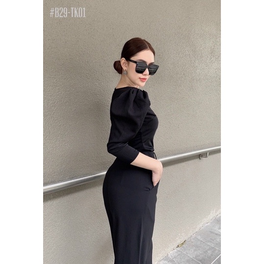 [Hàng Thiết Kế Cao Cấp] Áo Cổ Vuông Tay Phồng TK01