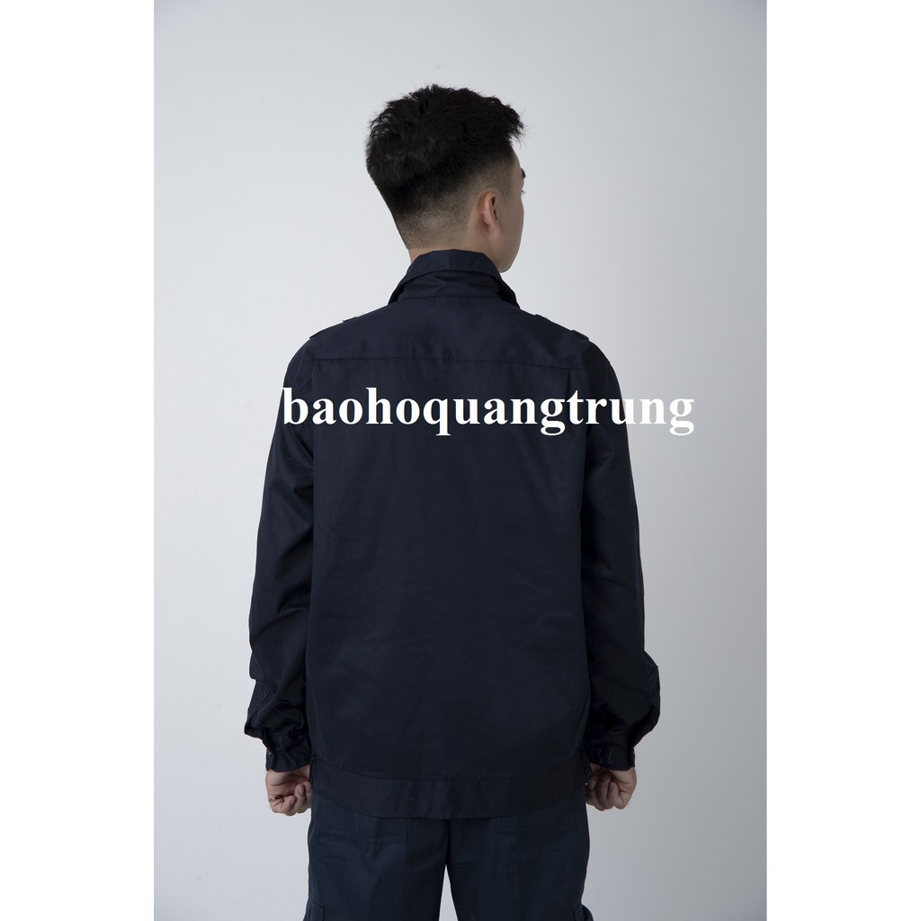 Đồng Phục Công Nhân Kaki Màu Tím Than