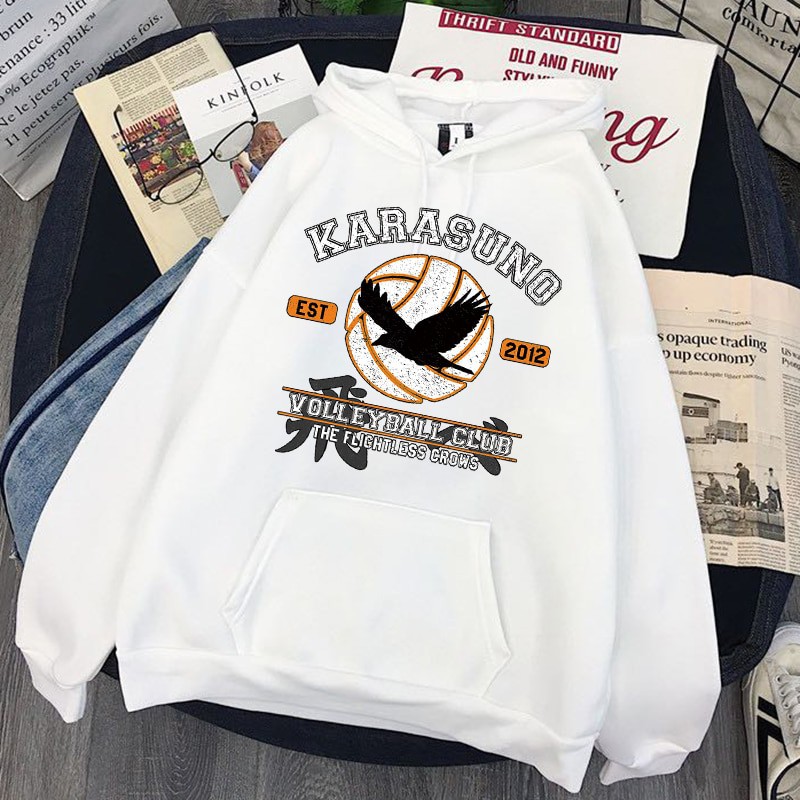 Áo Hoodie Haikyuu Karasuno Anime cực chất dành cho các fan