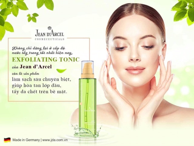 [CHÍNH HÃNG] Dung dịch làm sạch sâu Jean D'arcel_Jean Darcl Exfoliating tonic 250ml