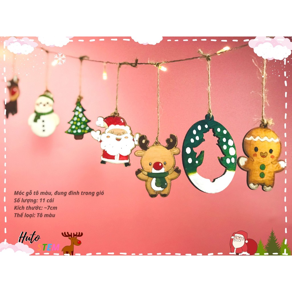 Hộp Quà Giáng Sinh, Combo 3 Trò Chơi Giáng Sinh, size bé, với hơn 10+ hoạt động sáng tạo