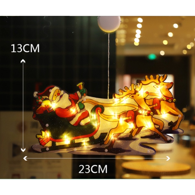 Đèn LED Treo Tường Trang Trí Noel, Giáng Sinh, Cây Thông, Ông Già Noel, Người Tuyết, Merry Chistmas...