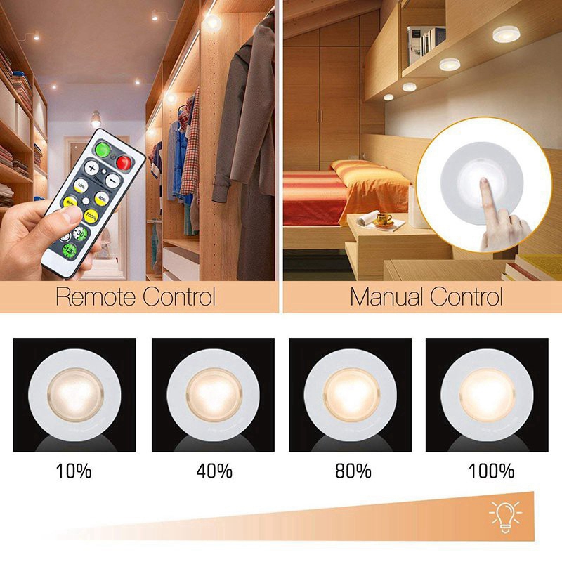 Đèn Led Gắn Tủ Quần Áo Điều Khiển Từ Xa