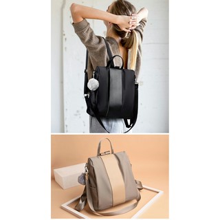 Ba lô nữ thời trang khóa kéo mặt sau lưng chống trộm,vải Oxford