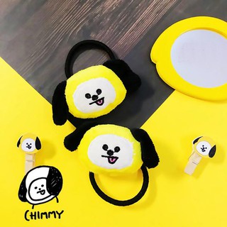 Dây cột tóc buộc tóc cục bông BT21 BTS cực dễ thương