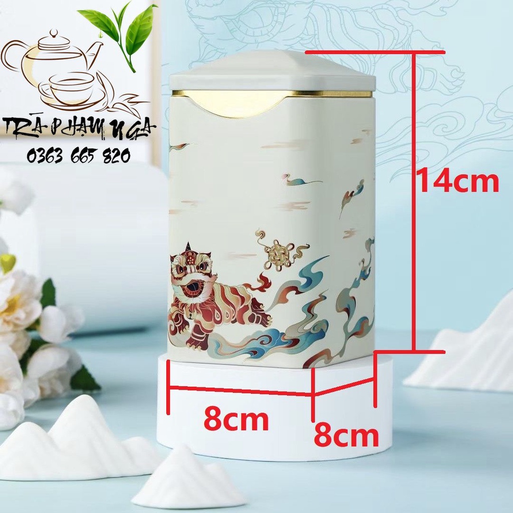 Hộp đựng trà, hũ đựng trà, lọ đựng thảo mộc khô và café  - Trà Thái Nguyên Phạm Nga