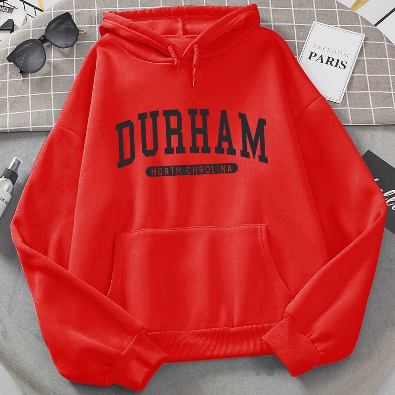 ÁO HOODIE NỈ UNISEX DURHAM NAM NỮ ĐỂU MẶC ĐƯỢC THỜI TRANG BB HOODIE