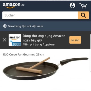 Chảo ELO GOURMET 25 cm (KHÔNG nấu được bếp từ). Made in GERMANY.  Giá : 450K