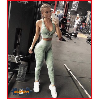QUẦN TẬP GYMSHARK CAMO CAO CẤP ( ĐỒ TẬP GYM, YOGA NỮ )