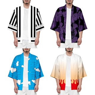 Demon Slayer Kimetsu no Yaiba Urokadaki Sakonji Rengoku Kyoujurou Cosplay Áo Sơ Mi