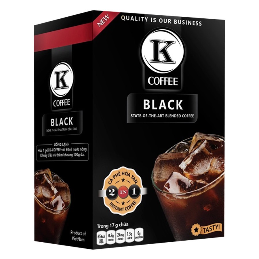 Cà Phê Hòa Tan K Coffee Black 2in1 255g