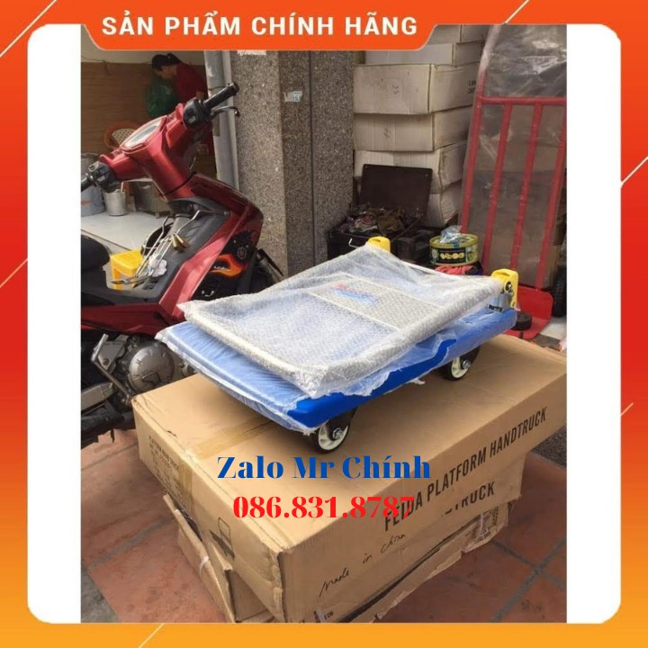 [ Free Ship ] Xe đẩy hàng GẤP GỌN tải trọng 150kg, tay đẩy gấp gọn. BH 2 NĂM. SIÊU CHẮC CHẮN