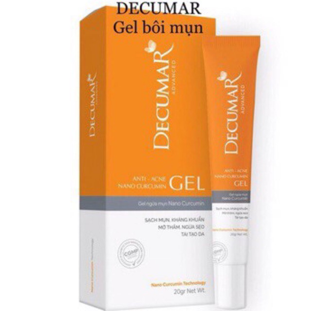 Decumar New - gel nghệ nano siêu hấp thu, hết mụn, hết thâm sẹo, kiểm soát nhờn)(20g)