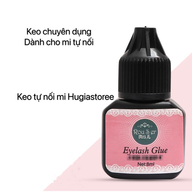 Keo nối mi chữ A không cay giữ mi được 1 tháng
