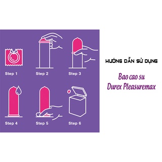 Bao cao su Durex Pleasuremax bao 12