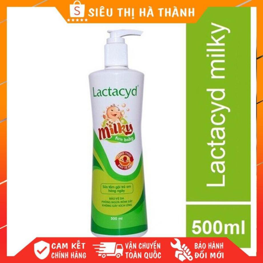 Sữa tắm chống rôm sảy Lactacyd Milky 250/500 ml [Chính hãng-Sanofi]