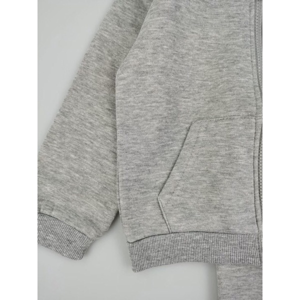 Bộ nỉ khoác mũ Prinmark dư cho bé