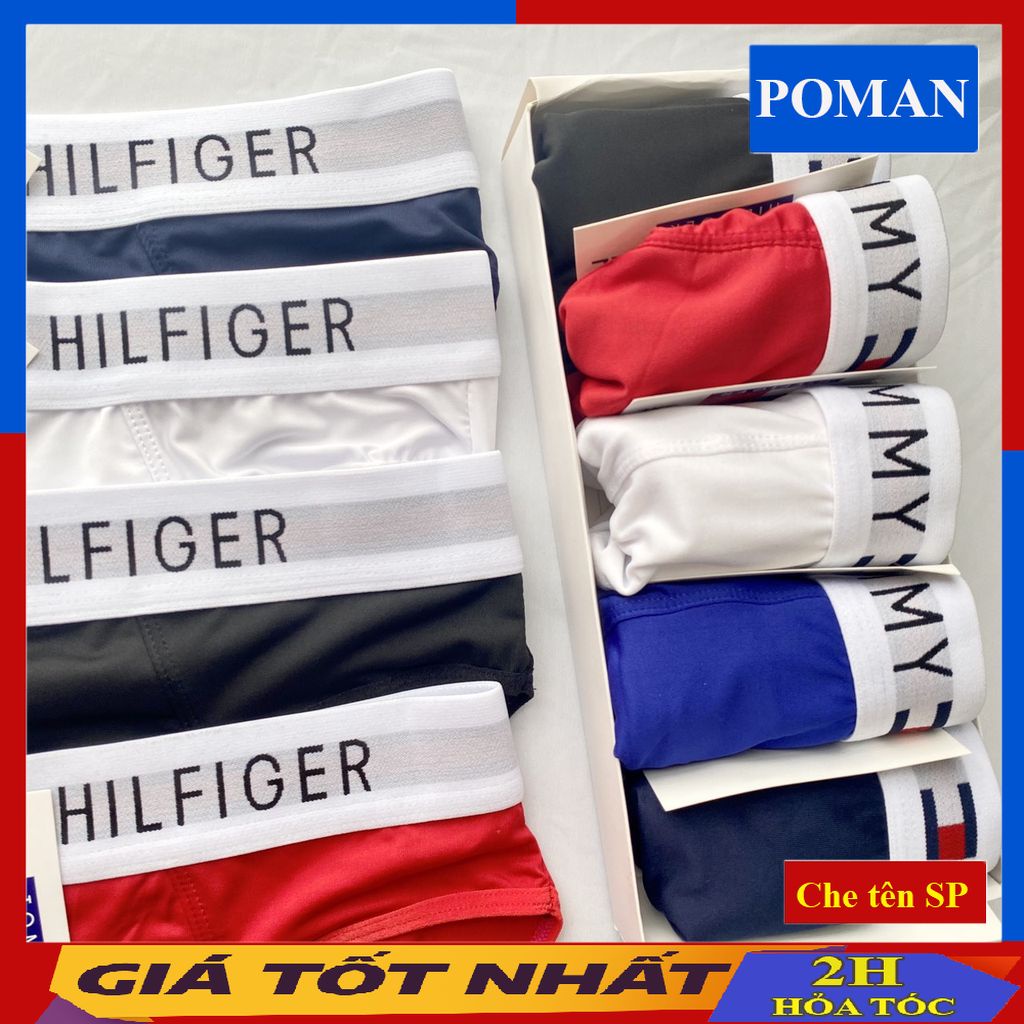 COMBO 4 QUẦN LÓT NAM THUN LẠNH CAO CẤP-QUẦN SỊP NAM CO DÃN 4 CHIỀU-POMAN