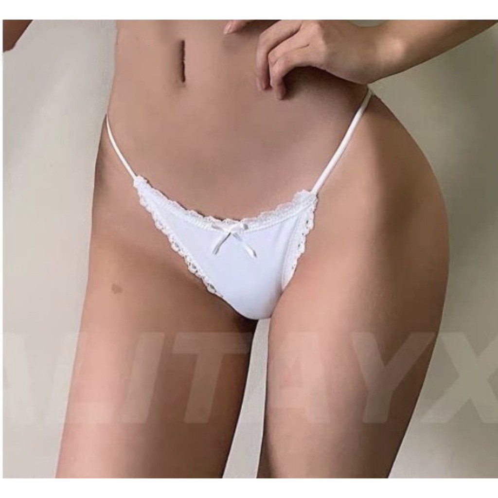 Bộ Bralette Ren Sexy Đệm Mỏng Mix Dáng Croptop Phối Quần Lót Dây Mảnh Gợi Cảm Gu Bra - B06 | BigBuy360 - bigbuy360.vn