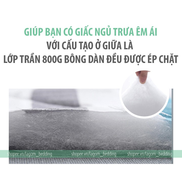 [FREESHIP] Nệm Văn Phòng Ngủ Trưa | Chiếu Ngủ Văn Phòng Xếp Gọn