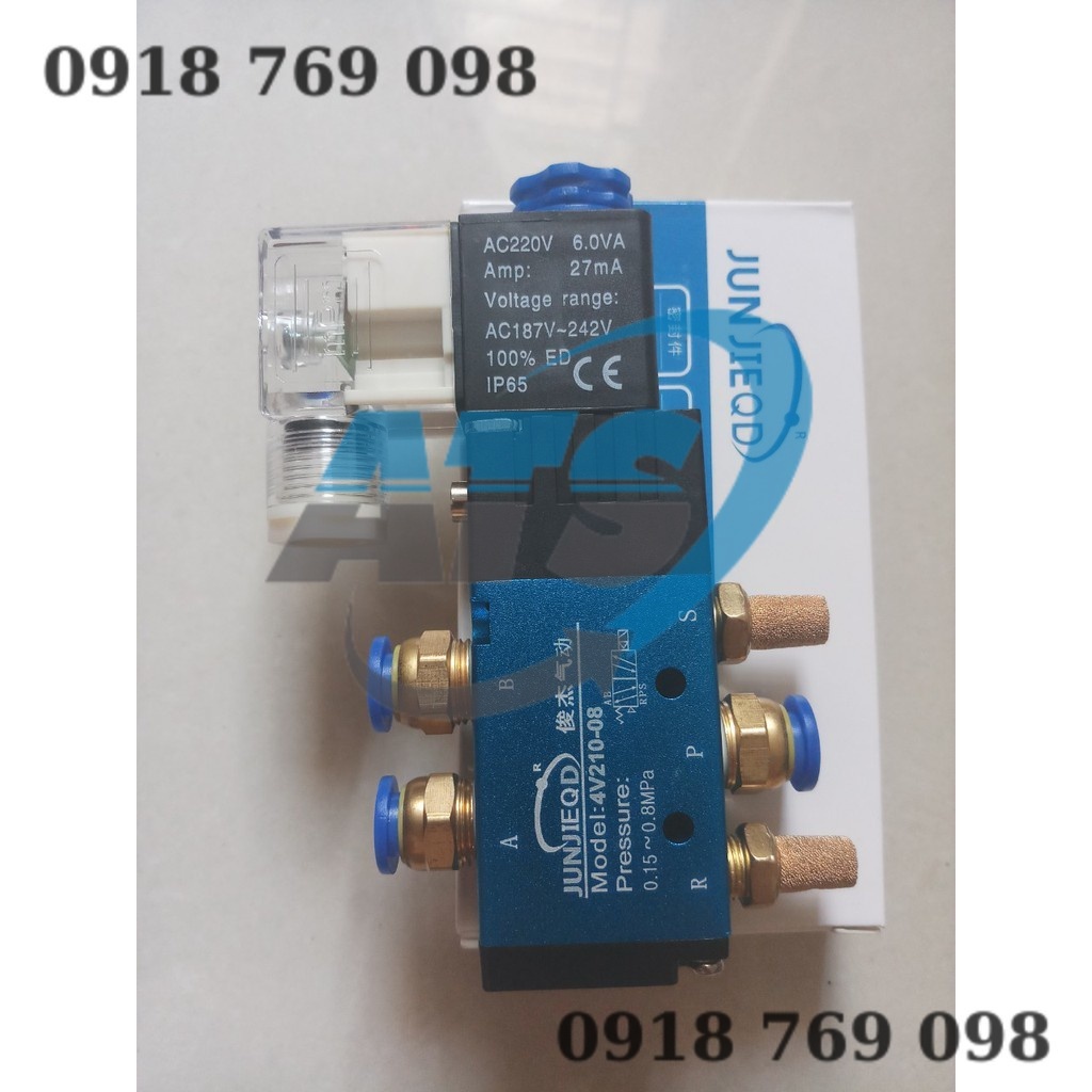van điện từ 4V210-08 loại tốt PC802+sL01