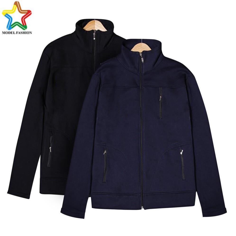 Áo khoác nỉ nam cao cấp Model Fashion ni003 (đen,xanh)