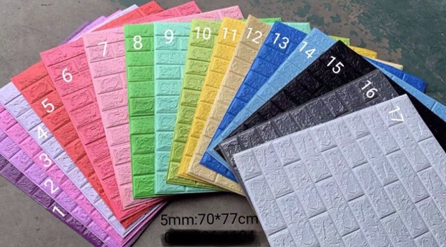 Xốp Dán Tường 3d Giả Gạch Khổ Lớn 70x77cm, Cách Âm Cách Nhiệt Tốt | BigBuy360 - bigbuy360.vn