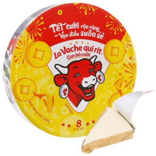 Phô mai Con Bò Cười hộp 120g (8 miếng) HSD: 28/6/2021