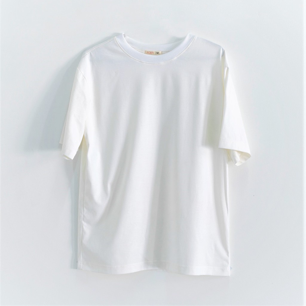 Áo thun trơn unisex form rộng tay lỡ đủ màu AT00